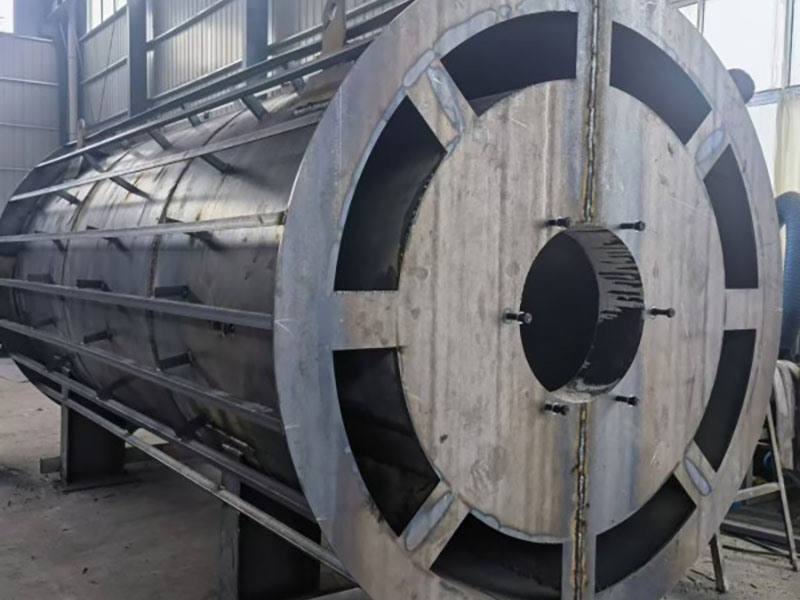 武汉直燃式热风炉制作中